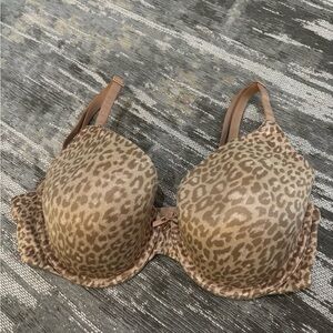 Victoria's Secret Leopard Print Bra - Brown